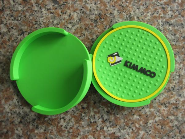 Eco Friendly Silicone Cup Coaster / Coffee Pad Table Protector Cup Mat