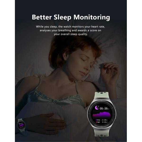 Напоминание воды напитка Smartwatch 1.28inch TFT фитнеса удаленных людей камеры