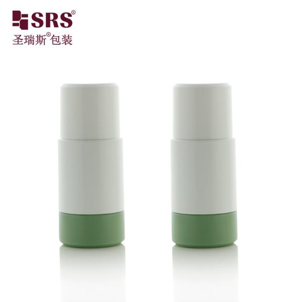 Refillable Replaceable Plastic 50ML 75ML Deodorant With Roll On Ball