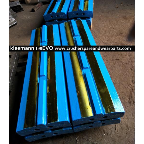 impact crusher Parts Kleemann 130EVO blow bars high manganese steel Impact plate screw