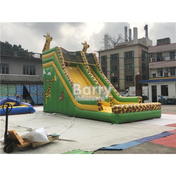 жираф размера Адукт детей ПВК 0.55мм коммерчески на открытом воздухе раздувной сушит скольжение для детей