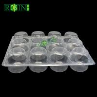 Emballage de boulangerie en plastique à carreaux à charrue à compartiment unique