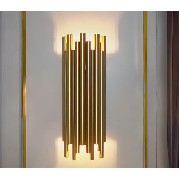 Sconces стены СИД трубки золота творческого дизайна современные для живущей комнаты