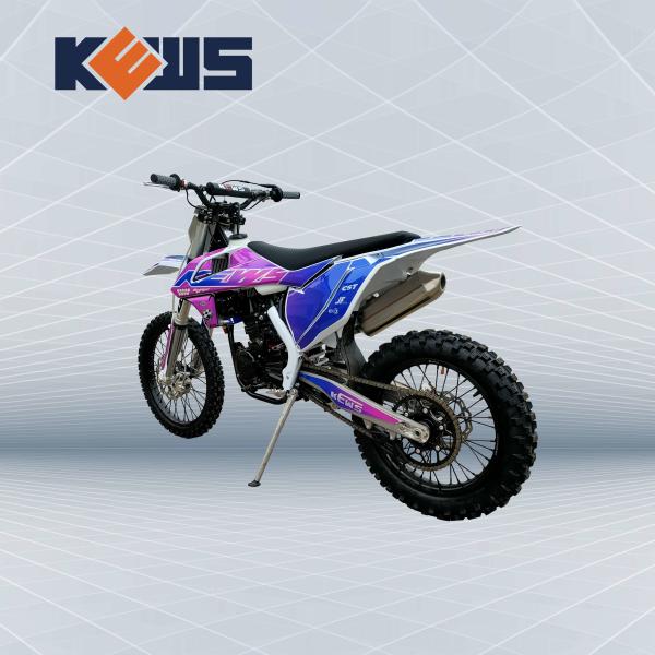 Kews quatro bicicletas de fuga azuis da etiqueta da bicicleta da sujeira do curso do motocross 300CC 4 do curso
