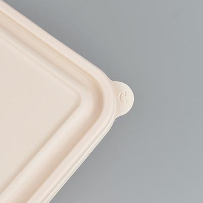 1000ML Corn Starch Packaging Food Takeaway Boxes For Lunch