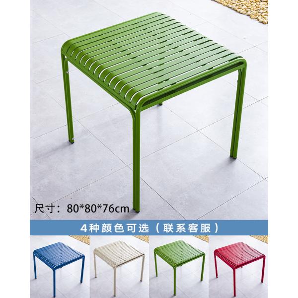 Modern Dining Chair Waterproof Aluminum Garden Chair for Outdoor Cafe Bar Restaurant