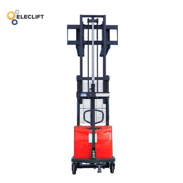 Overall Length 1700mm Battery Operated Semi Electric Forklift 24V 20A