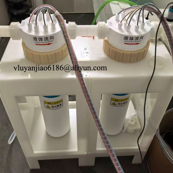 36kw PTFE Inline Chemical Heater With Temperature Controller For Heating Deionized Water