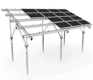 Hot Dipped Galvanized 160KN Q235 Green Ground Screws For Solar Mounting