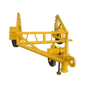 50KN 80KN Hydraulic Cable Trailer Hydraulic Cable Drum Trailer