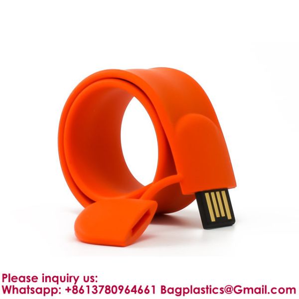 Promotional Products Portable Colorful Silicone Wristband USB Flash Drive 2gb 4gb 8gb 16gb Slap USB 32gb 64gb 128gb Memory Stick Bracelet Flash Drive