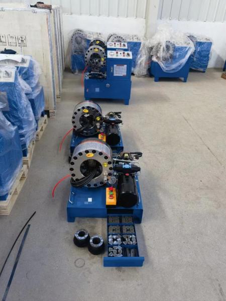 venda quente 2 do frisador da mangueira de 4sp 12V friso de alta pressão da porca da máquina 6-51mm da mangueira