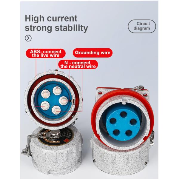 32A 3 Pin Industrial Mobile Explosion Proof Plug and Socket
