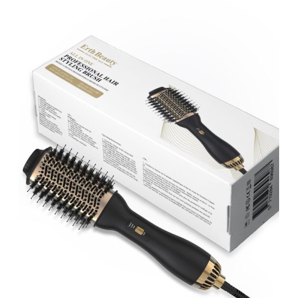Wholesale Professional One-Step Hair Dryer Brush LCD Temperature Display Iron Electric Blow Styler Comb 1000W 2-Speed Fast
