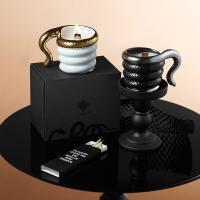 Ready To Ship In Stock Customized Ceramic Candle Holders For Customized Housewarming Gifts