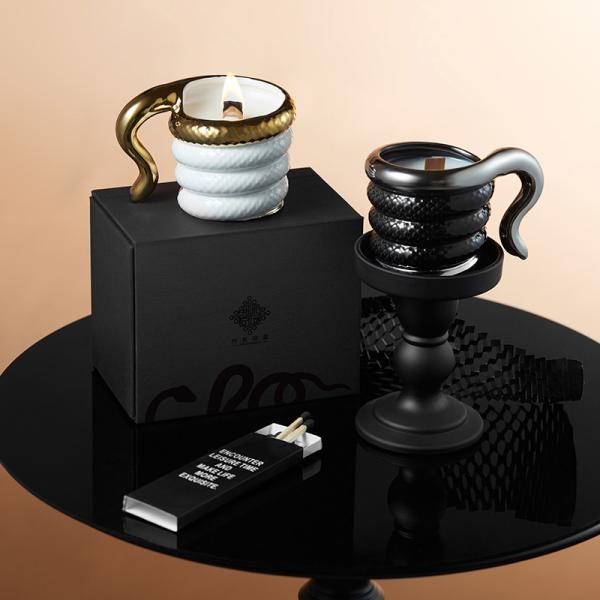 Ready To Ship In Stock Express Shipping Ceramic Candle Holder With Customized Design