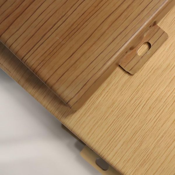 Indoor Wood Grain Aluminum Panels Outdoor Eco Wood Grain Aluminum Sheet