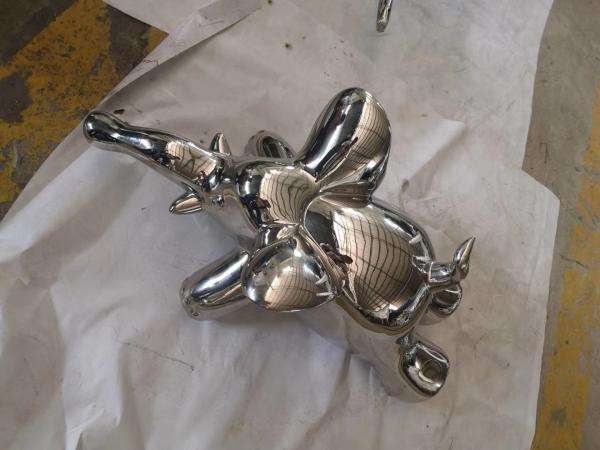 2020 Mirror Stainless Steel Rabbit Elk Moose Wapiti Sculpture Fabrication For Sale