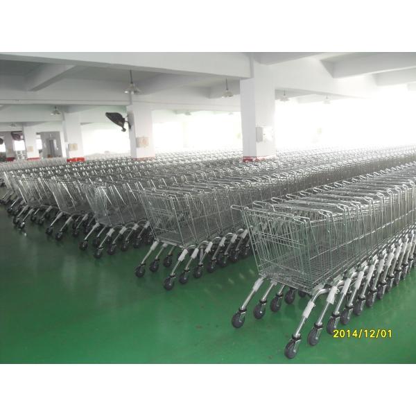 TPE Double Flakes Swivel Elevator Trolley Plain Bearing Castor Wheels , Diameter 100mm
