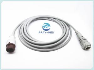 Mindray PM9000 Invasive Blood Pressure Cable 4mm Diameter With Medix Yoke Side