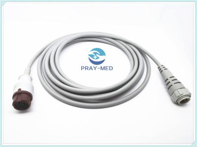 Mindray PM9000 Invasive Blood Pressure Cable 4mm Diameter With Medix Yoke Side