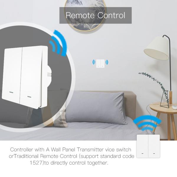 Multi Gang Smart Switch Tuya Wifi Mechanical Switch Multi Function Smart Push Button Switch