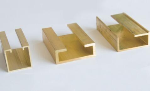 Anodizing Surface C3604 Brass Extrusion Profiles For Furniture