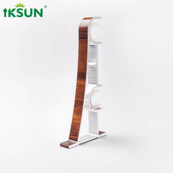 Aluminium 6063 T5 Decorative Double Curtain Rods For Decoration