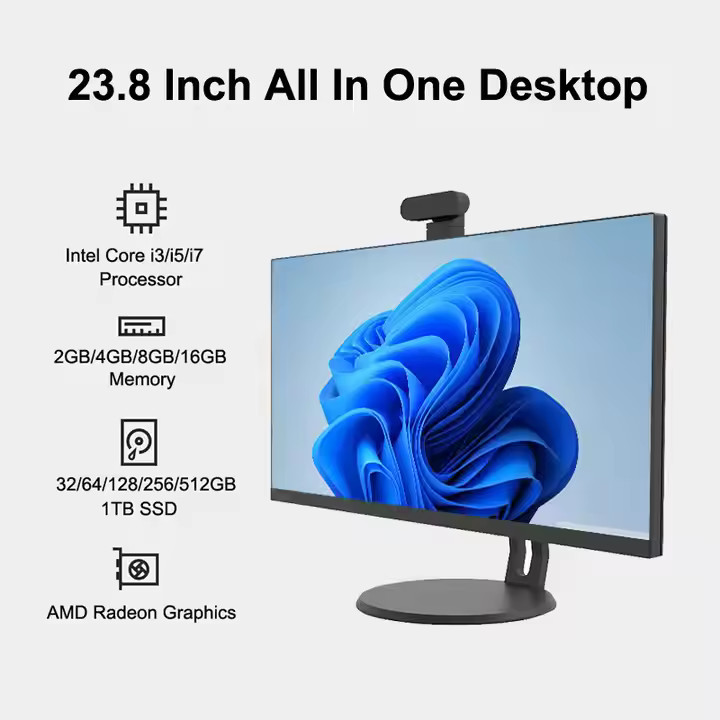OEM All In One Desktop 23.8' FHD Touchscreen Display, Intel Core I3/I5/I7, 32 ГБ оперативной памяти, 1 ТБ SSD, Окно 10, 24 часа онлайн-сервис
