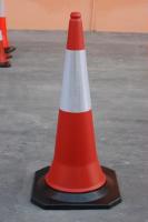 Traffic Safety 75cm PE Cones with Rubber Base Cone