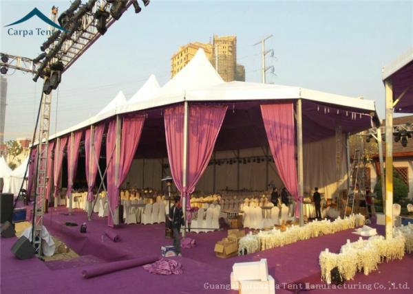 Typical Structure Mixed Marquee Tents For Large Commercial Activities