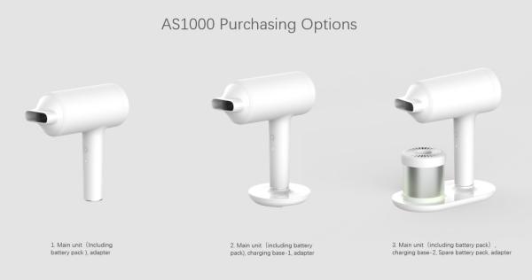 High Quality T Shaped Cordless Hair Blow Dryer Replaceable Battery