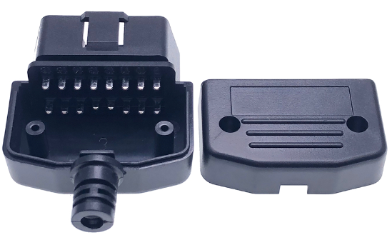 GPS Tracker OBD2 Connector ABS Enclosure 12V Voltage for 2009-2013 Year Vehicles