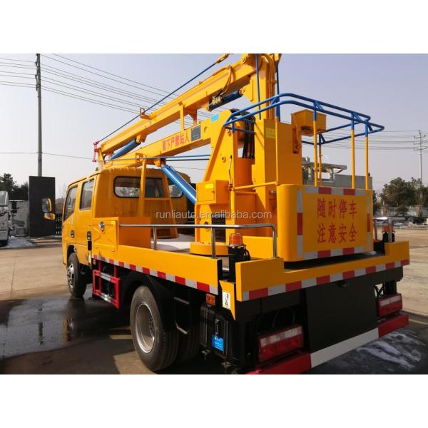 10M 20-22M Faw High Altitude Operation Truck , Truck Mounted Aerial Platforms 100km/h