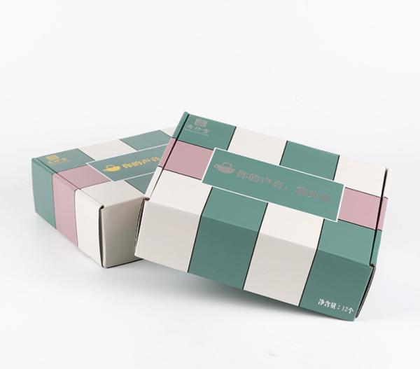 Gold Silver Foil Cardboard Package Boxes For Gift Packaging 250gsm