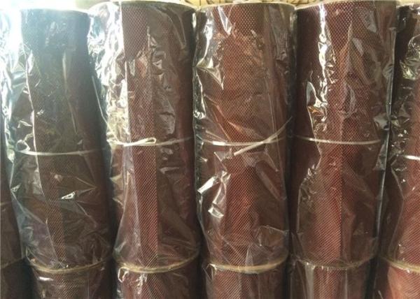 Manor Red Mesh Gutter Guards With Thickness 0 .5 Mm Micro Holes Long Life
