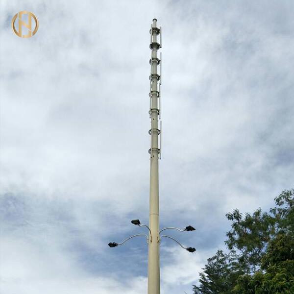 15-60M Steel Telecommunication Post   As telecomunicações Monopole elevam-se