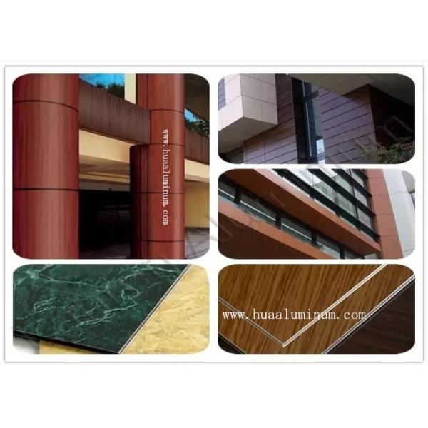 Fireproof Decorative Metal Wall Panels Exterior , 1220*2440mm ACP Composite Panel