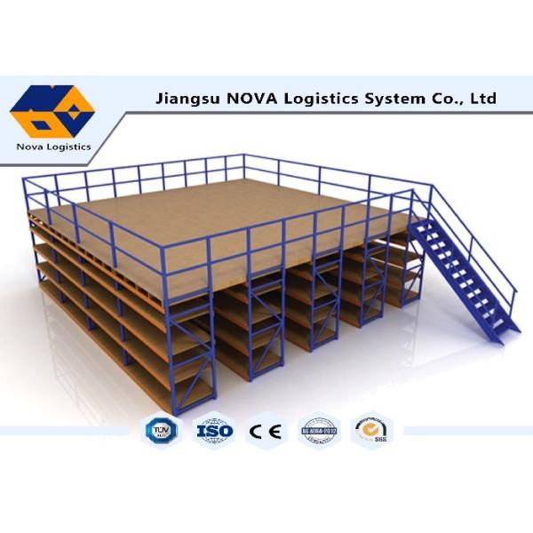 1000kg Heavy Duty Metal Industrial Mezzanine Floors For Warehouse / Office