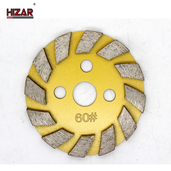 Diamond Turbo 12.7cm 5in Diamond Grinding Cup Wheels 11cm Hole No 60 Grit