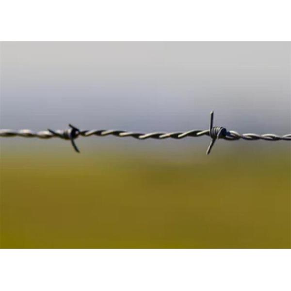 Durable  Pvc Coated Barbed Wire , Barbed Fencing Wire Bulk Weight OEM