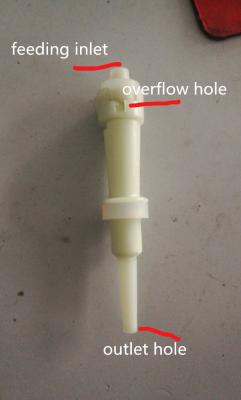 Ciclone plástico de borracha branco para o tamanho diferente personalizado Multicyclone do amido