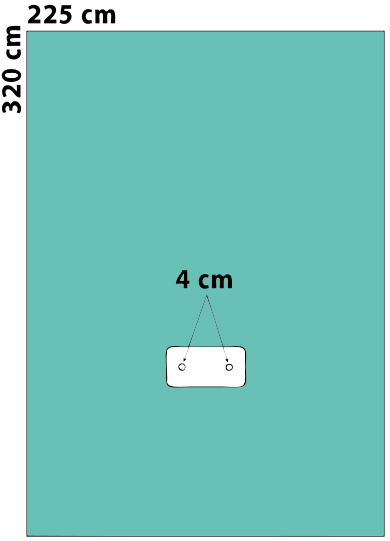 Quirúrgico disponible material de la extremidad superior de los PP SMS cubre con los tenedores del tubo