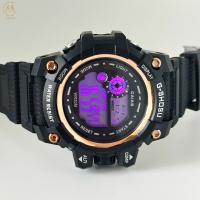 Relógio Esportivo Eletrônico Quartz Para Homens Com Faixa de Silicona