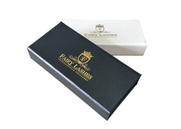 Small Size Eyelash Packaging Magnetic Closure Gift Box Various Design With Plastic Tray