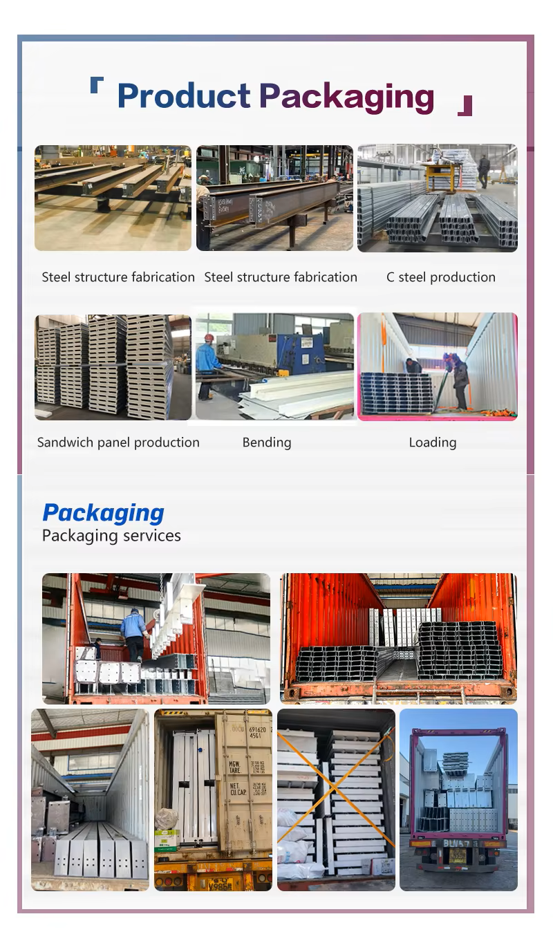 Modular Steel Structure Building Prefabricated Workshop Sheds Quick Assembly AISI ASTM