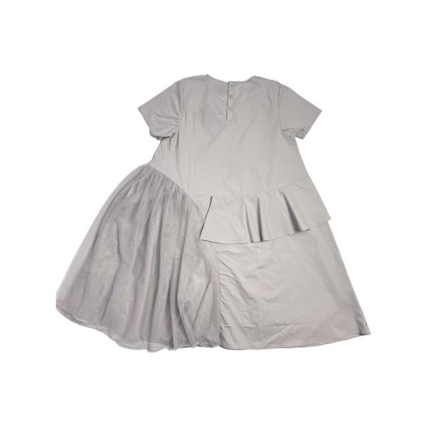Regular Sleeve Style Layered Dress Knee-length Tulle Baby Girl Dress for Birthday Party