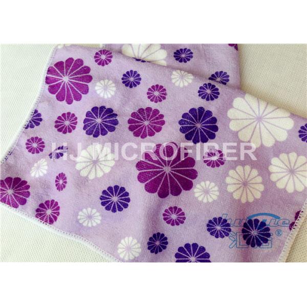 Выдвиженческое напечатанное полотенце одежды Washcloth Microfiber, ткани чистки окна