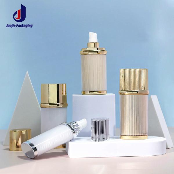 Bouteille de pulvérisation de crème solaire cosmétique 30 ml 50 ml Bouteille en plastique à vis pour protection solaire