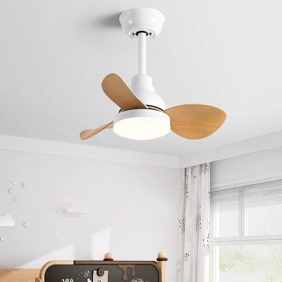 wholesale  Solid Wood Ceiling Fan 22 inch Silent Fan Pendant Light Variable Frequency